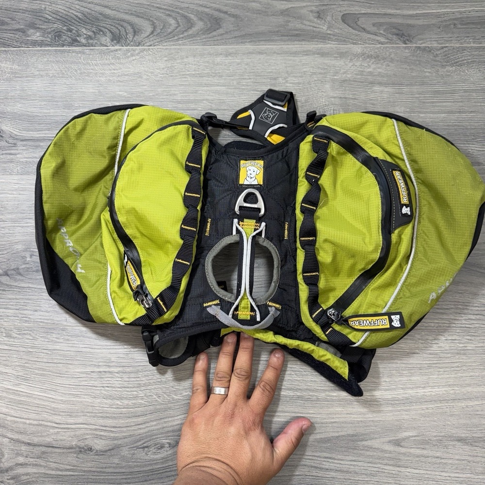 Ruff Wear Approach Pack Harness Dog Hiking Walking Small Green